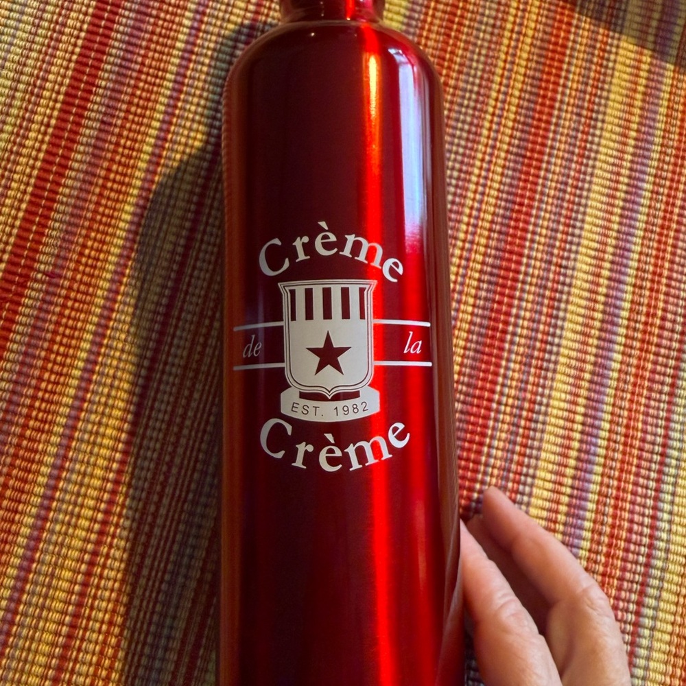 Red Metal Bottle